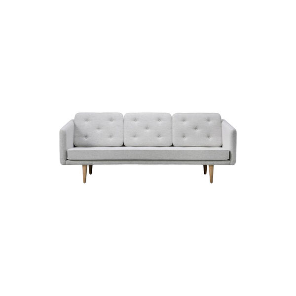 No. 1 2003 3 pers. sofa, lysegrå/sæbebehandlet eg No. 1 2003 3 pers. sofa, lysegrå/sæbebehandlet eg, Fredericia Furniture