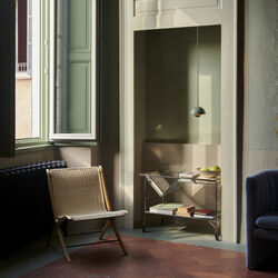 Flowerpot VP10 Pendant, stone blue, &Tradition