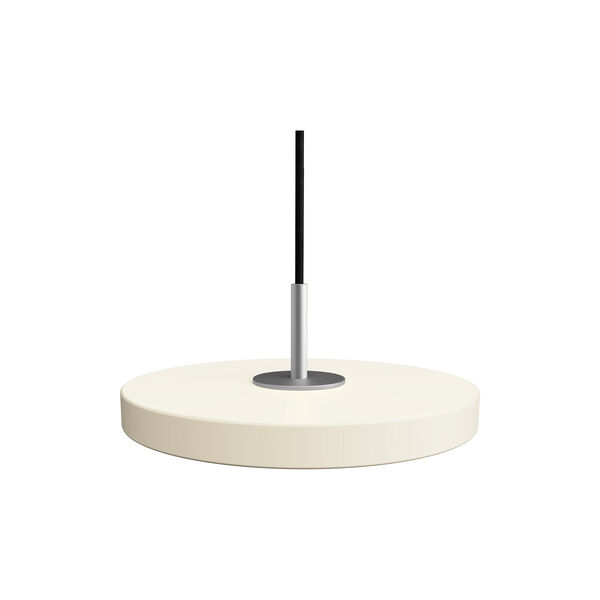 Asteria Micro Pendant, pearl white/steel, UMAGE