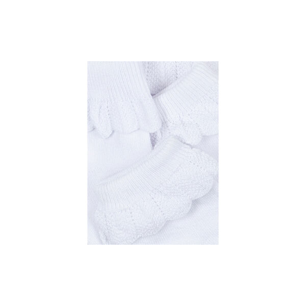 2 Pack Frill  Socks, optic white, Konges Sl&oslash;jd