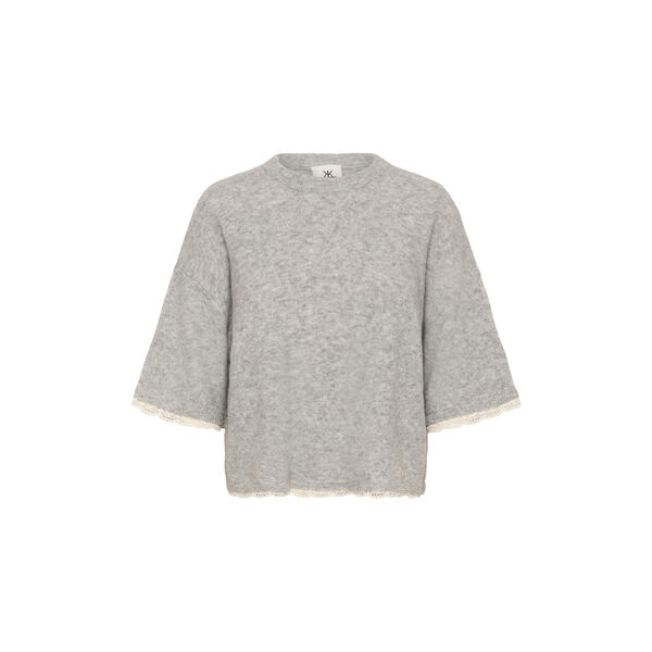 KBEris O-neck, grey melange, Karen by Simonsen