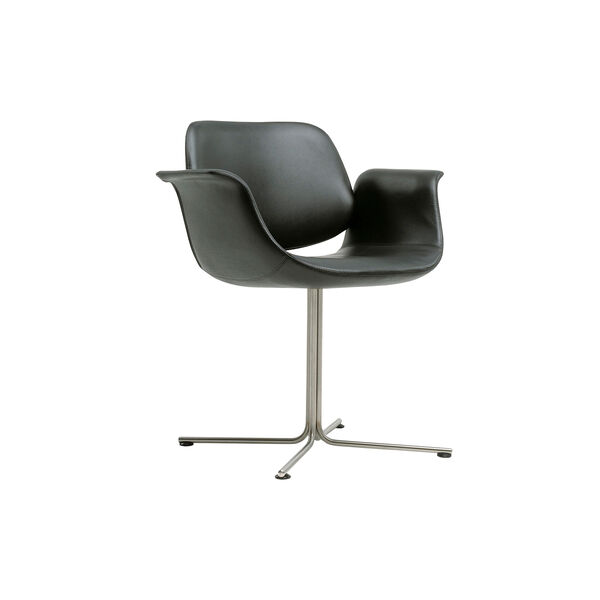Flamingo Chair med drejestel, Black 98 Flamingo Chair med drejestel, Black 98, Fredericia Furniture