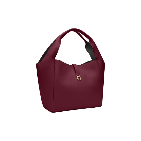 Zaira Hobo Bag  | Medium | Burgundy | Skuldertaske, Aigner