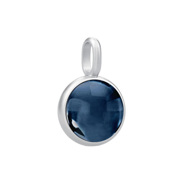Prime Vedhæng, silver/sapphire blue Prime Vedhæng, silver/sapphire blue, Julie Sandlau