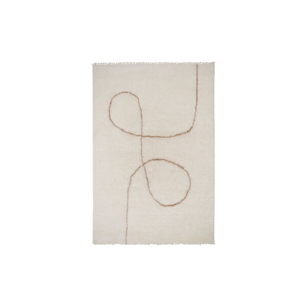 Astral Spiral gulvt&aelig;ppe, camel, Linie Design