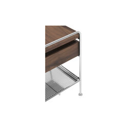 Alima NDS3 | Chrome/Walnut | Sidebord, &Tradition