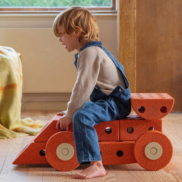 4 x skumhjul, burnt orange, MODU