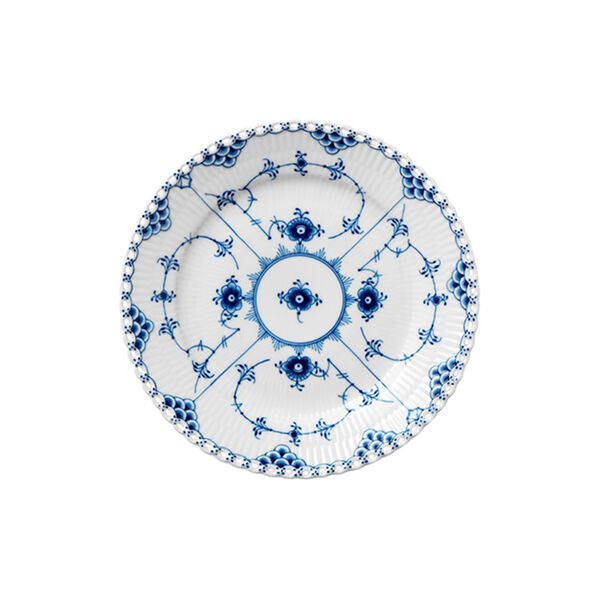 Musselmalet Helblonde tallerken &Oslash; 19 cm, Royal Copenhagen