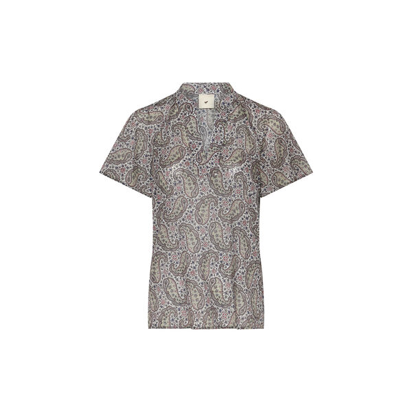 427HMTerina blouse, rose paisley print, Heartmade