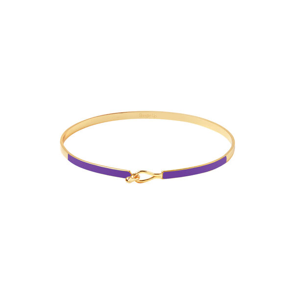 LILY Bracelet, deep purple, bangle up