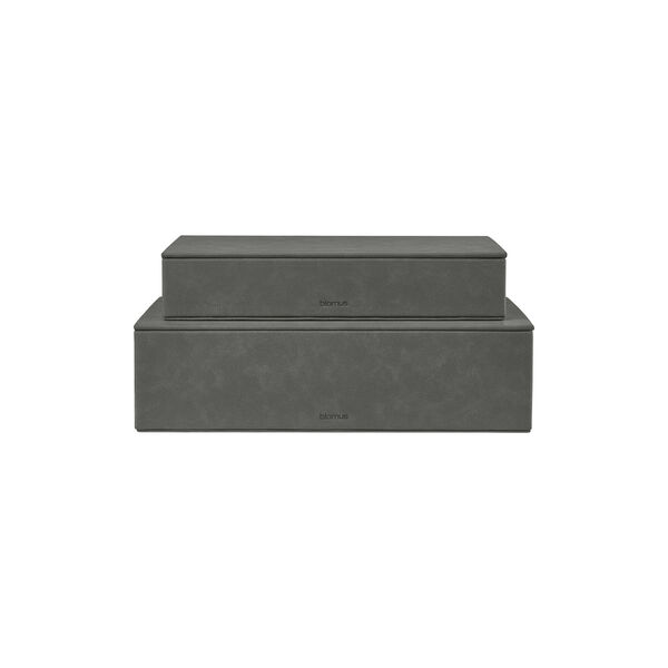 SAHLA Storage Boxes Set, pewter SAHLA Storage Boxes Set, pewter, Blomus