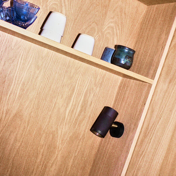 Patrone Wall Lamp Small, browned brass, Thorup Copenhagen