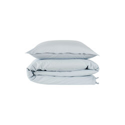 Stone Washed sengetøj, støvet blå Stone Washed sengetøj, støvet blå, Geismars Væverier
