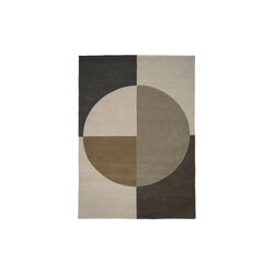 Radiality gulvt&aelig;ppe, olive, Linie Design