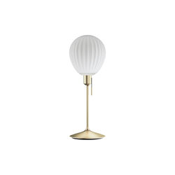 Around The World Table Lamp, opal/brushed brass, UMAGE