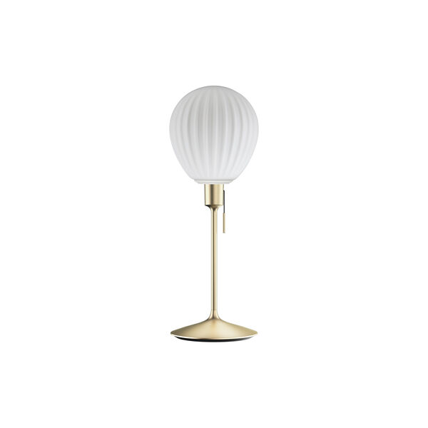 Around The World Table Lamp, opal/brushed brass, UMAGE