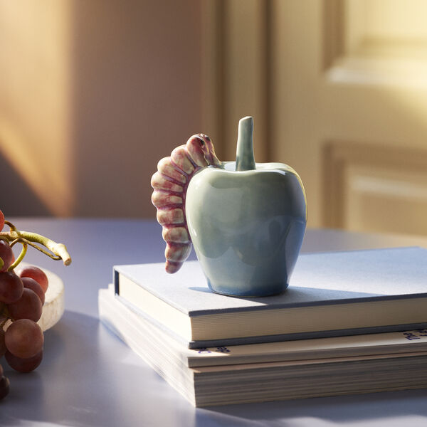 Poppery &aelig;ble med larve, mint/pink, K&auml;hler