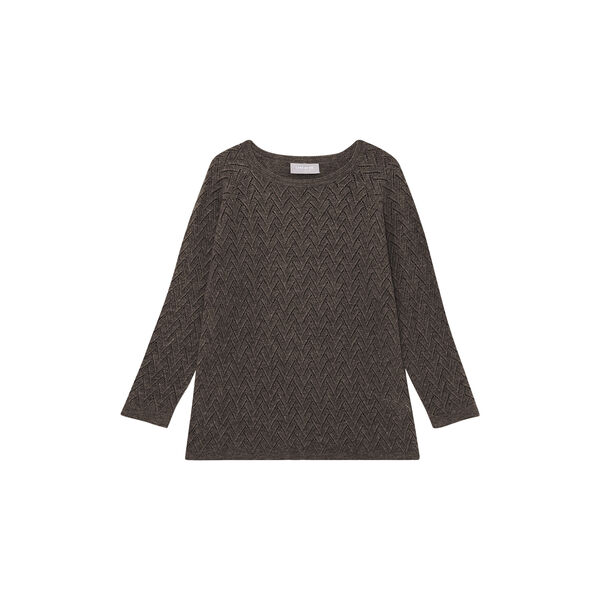 Chuck Sweater, dark brown, CARE BY ME