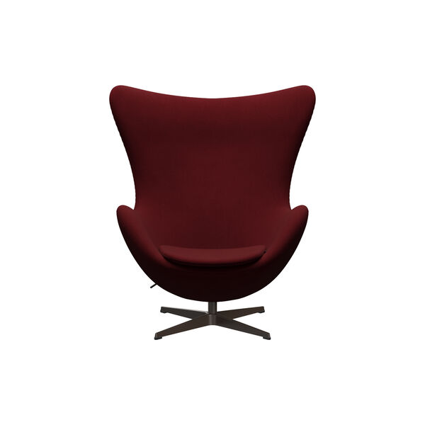 &AElig;gget&trade; 3316 loungestol, Christianshavn 1140 red uni/brown bronze, Fritz Hansen