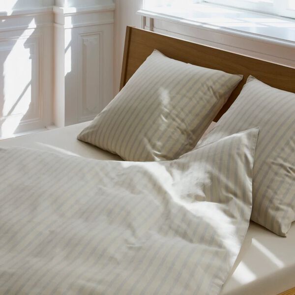 EVEN STRIPE&nbsp;senget&oslash;j, archive linen, Georg Jensen Damask