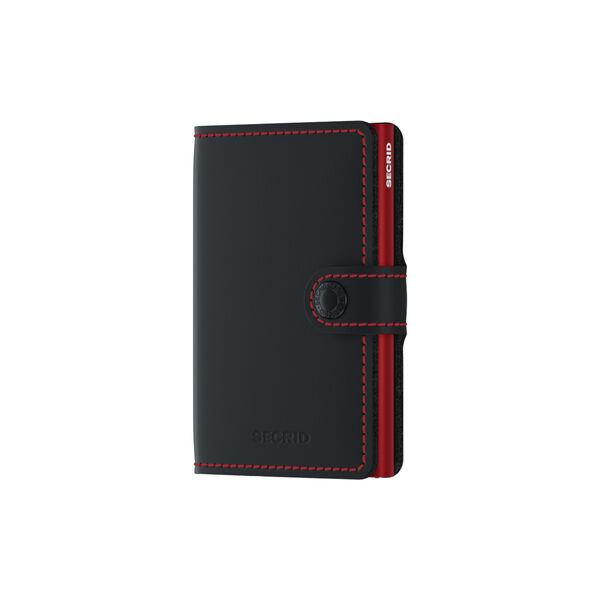 Miniwallet, matte black/red Miniwallet, matte black/red, Secrid