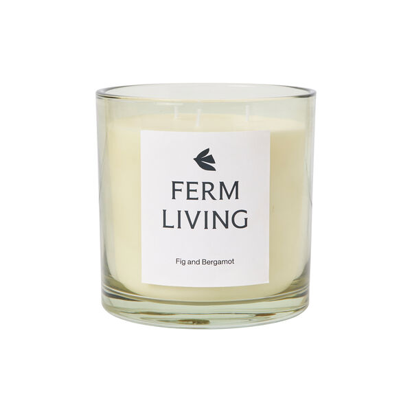 Vitto Scented Candle 3 v&aelig;ger, light celedon, Ferm Living