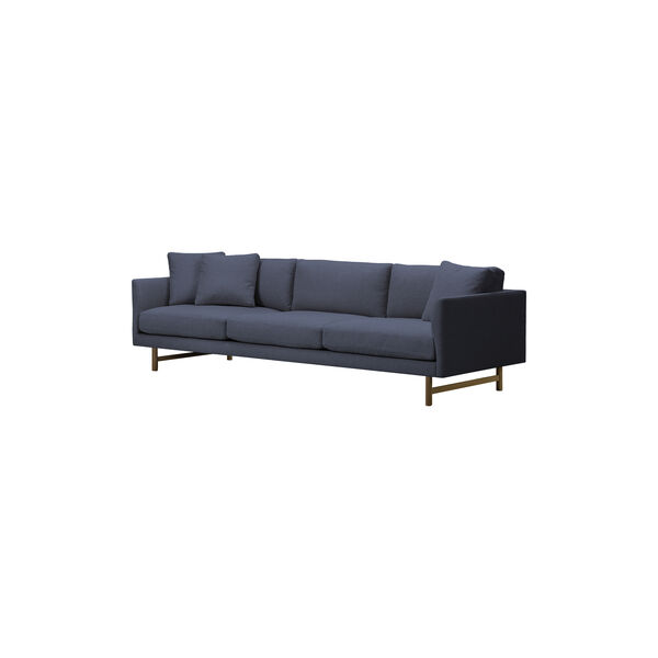 5523 Calmo 80 3 pers. sofa, mørkeblå/røget eg 5523 Calmo 80 3 pers. sofa, mørkeblå/røget eg, Fredericia Furniture