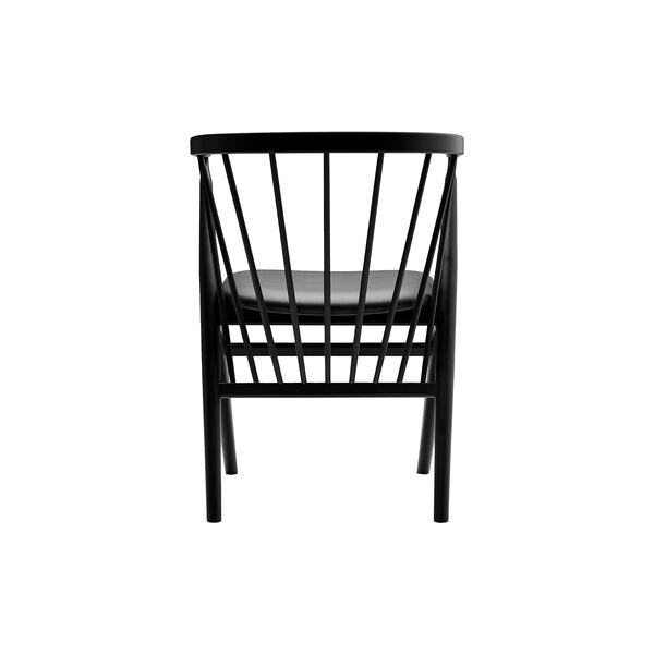 Sibast No 8  spisestol, sortlakeret bøg/sort, Sibast Furniture