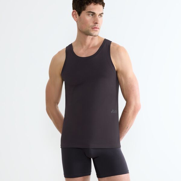 SLG Base Tank Top, charcoal, sloggi