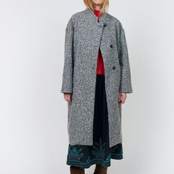 KayaLL Coat LS, grey melange, Lollys Laundry
