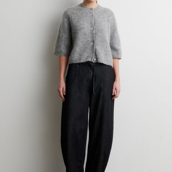 Dera Denim Cargo Trousers, black, Second Female