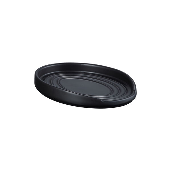 Oval grydeskeholder, matte black Oval grydeskeholder, matte black, Le Creuset