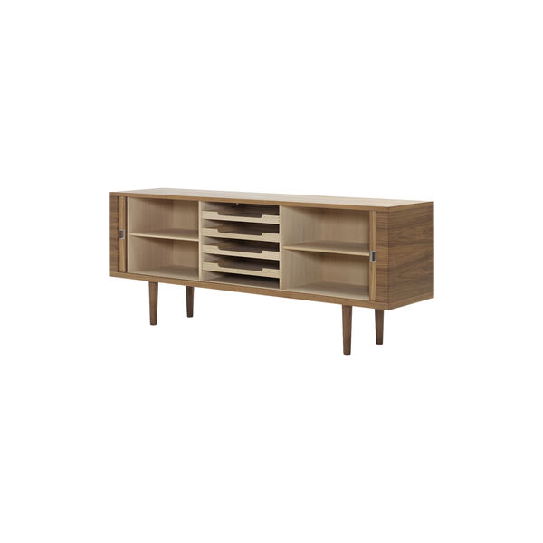 CH825 Credenza skænk, olieret valnød, Carl Hansen & Søn