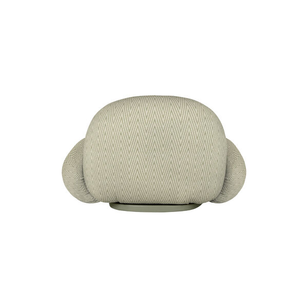 Pacha Outdoor Lounge Chair with Armrest, Chevron 008, GUBI