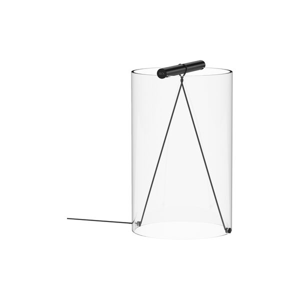 To-Tie T2 bordlampe, matt black, Flos