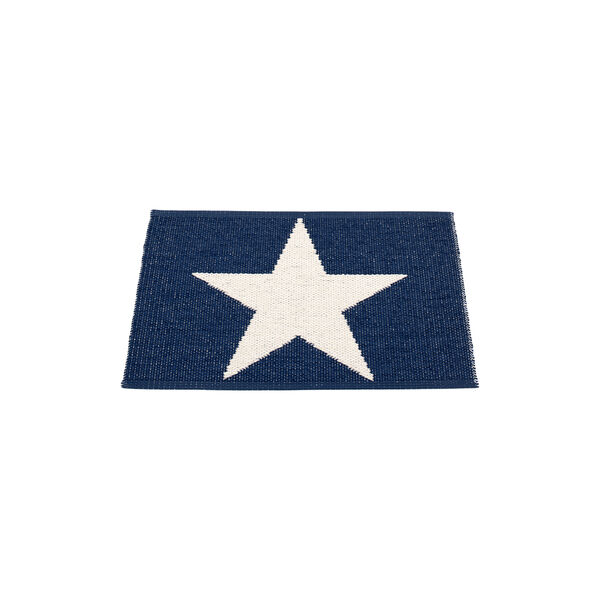 Viggo gulvl&oslash;ber, dark blue/vanilla, Pappelina