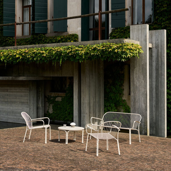 Thorvald SC110 Outdoor Lounge Sofa, ivory, &Tradition