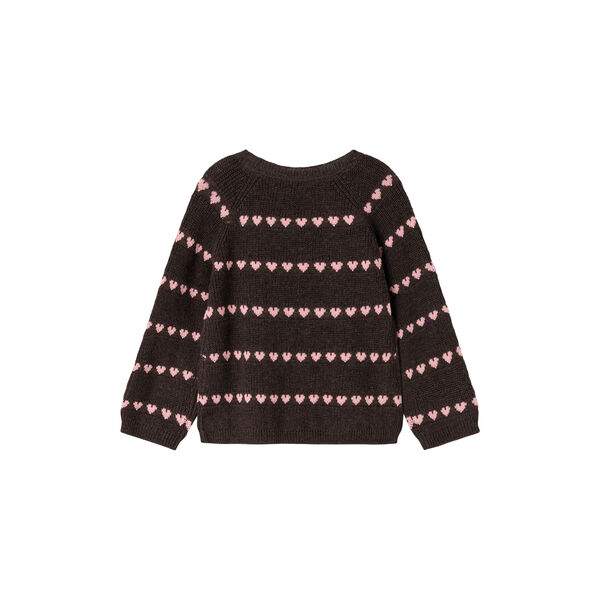 Torin Knitted Sweater, rose frosting hearts, MarMar Copenhagen