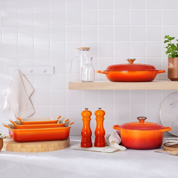 Signature rund st&oslash;bejernsgryde &Oslash; 20 cm, volcanic, Le Creuset