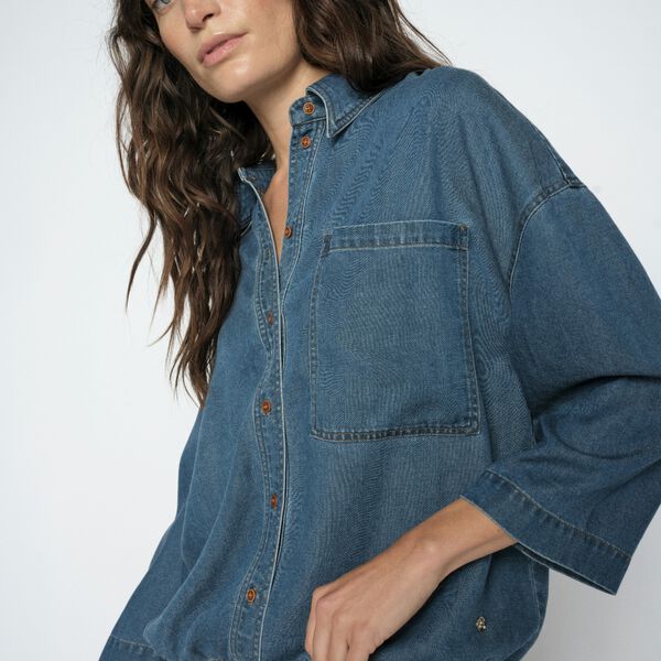MMTessa Lich Shirt, blue, MOS MOSH