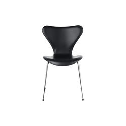 Serie 7&trade; 3107 fuldpolstret stol, Soft sort, Fritz Hansen