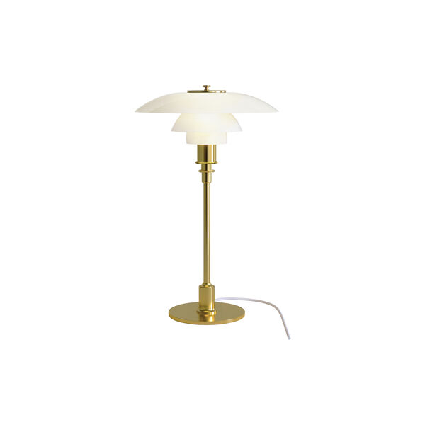 PH 3/2 bordlampe, brass metallised, Louis Poulsen