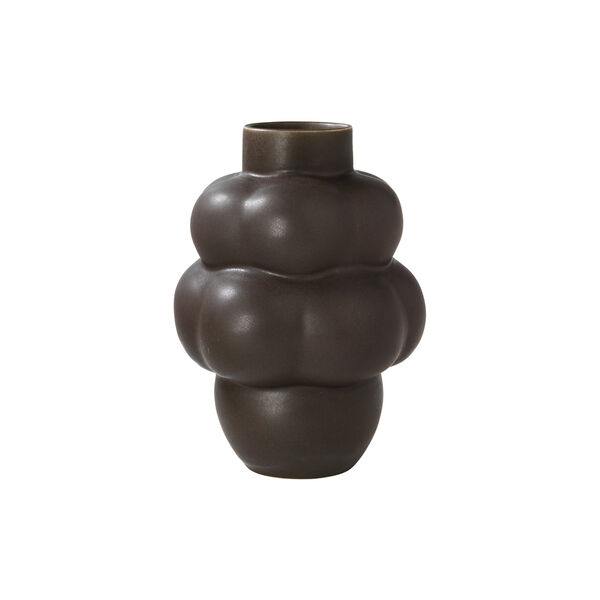 Balloon vase 04, mud brown, Louise Roe