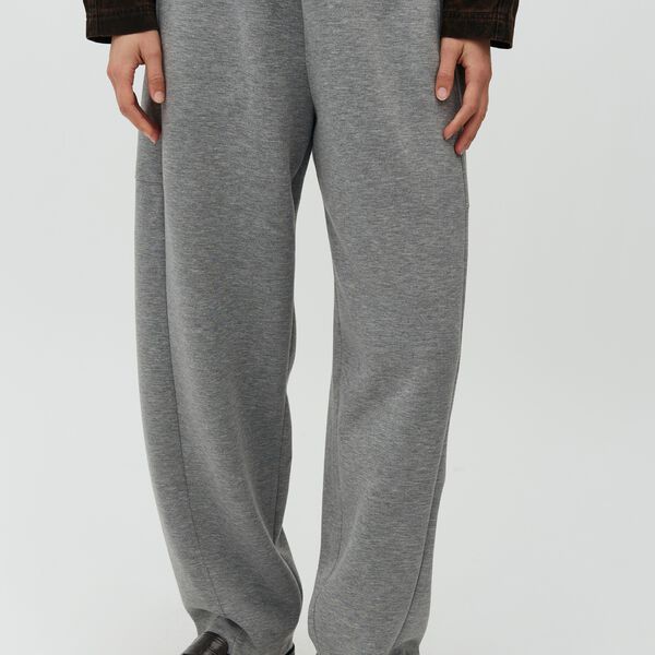 Mandrian M Pant, medium grey melange, mbyM
