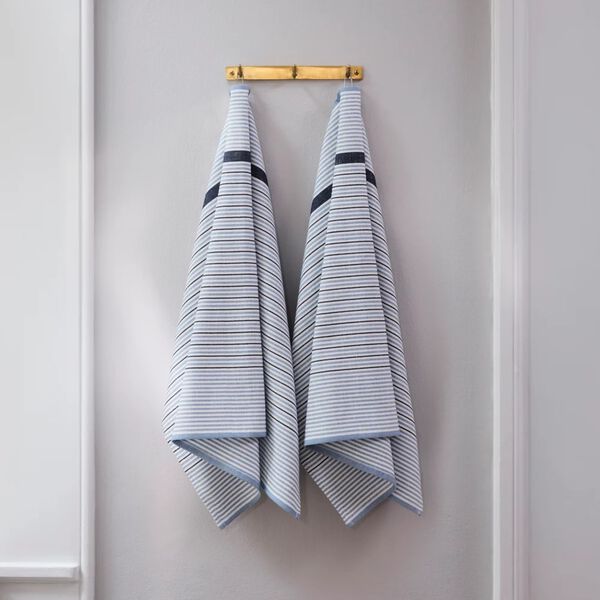 COMET Tea Towel | Blue Hour | Viskestykke, Georg Jensen Damask