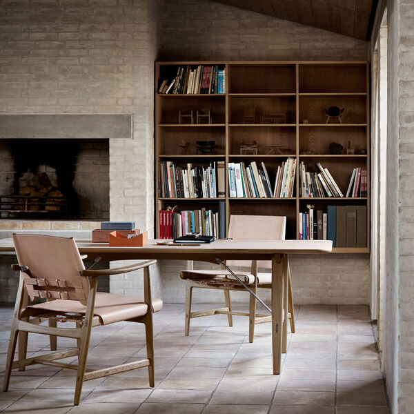 BM1106 J&aelig;gerstolen, olieret eg/natur, Carl Hansen & S&oslash;n