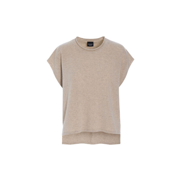 Kumo cashmere &aelig;rmel&oslash;s bluse, ivory melange, BITTE KAI RAND