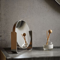 Ume bordspejl m. 5 x forstørrelse, steel, Zone Denmark