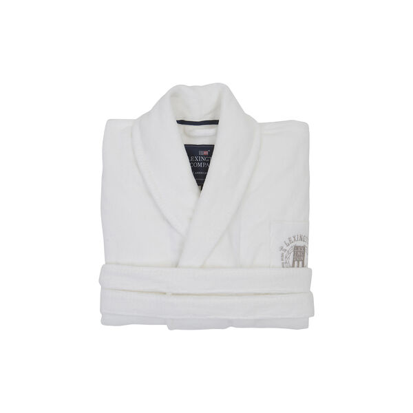 Hotel Velour badekåbe, white, Lexington