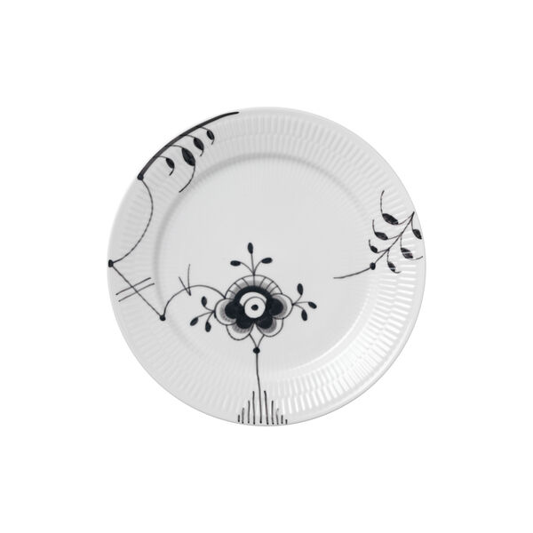 Sort Mega Riflet tallerken nr. 6 Ø 27 cm, Royal Copenhagen